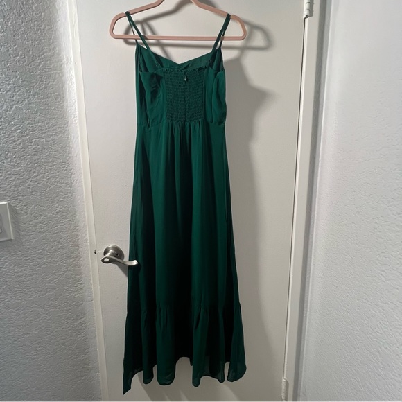 🍭🍭Sale🍭🍭 Reformation Emersyn Dress in Emerald - Picture 16 of 16